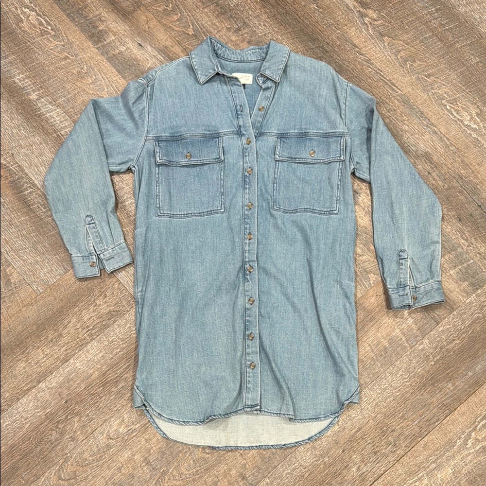 Universal Thread Women's Long Sleeve Denim Dress